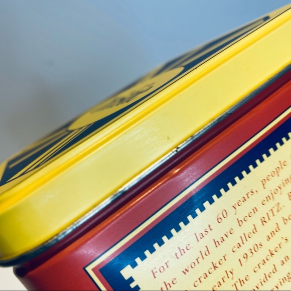 Vintage Ritz Cracker 1995 60th Anniversary Tin- Cracker Tin - Picture 5 of 14